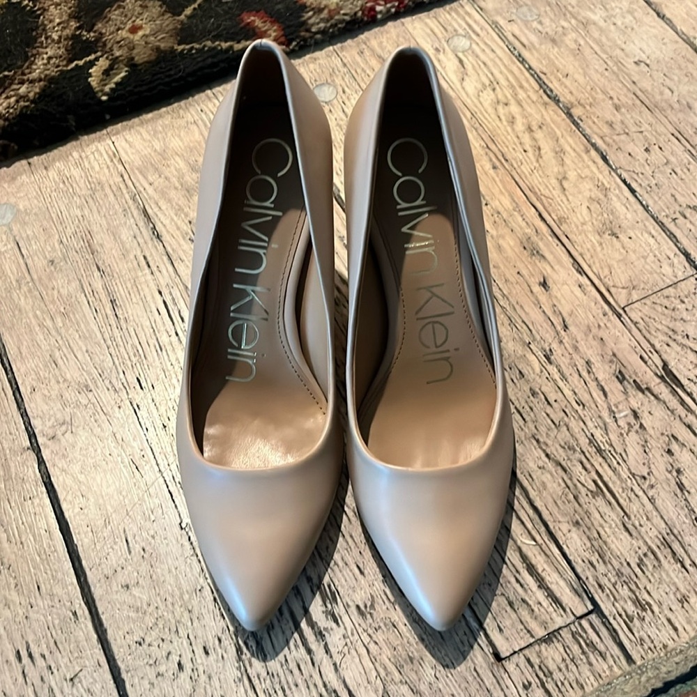Calvin Klein Nude Heels